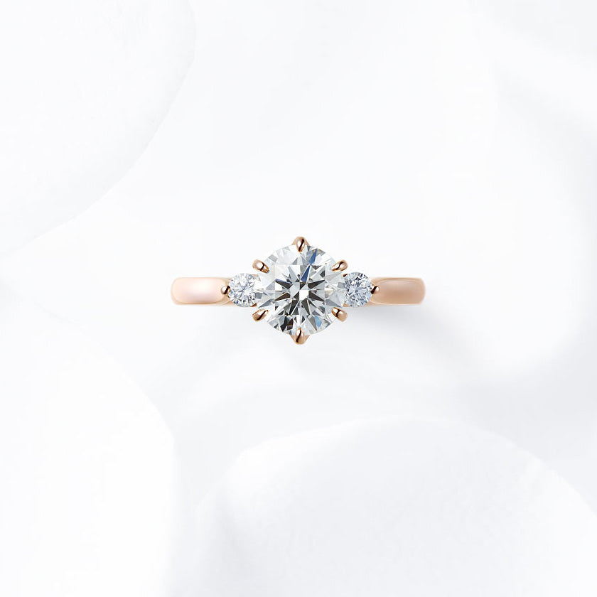 Shown with a 1.23 ct sample diamond.<br>Diamond carat weight varies depending on order details.