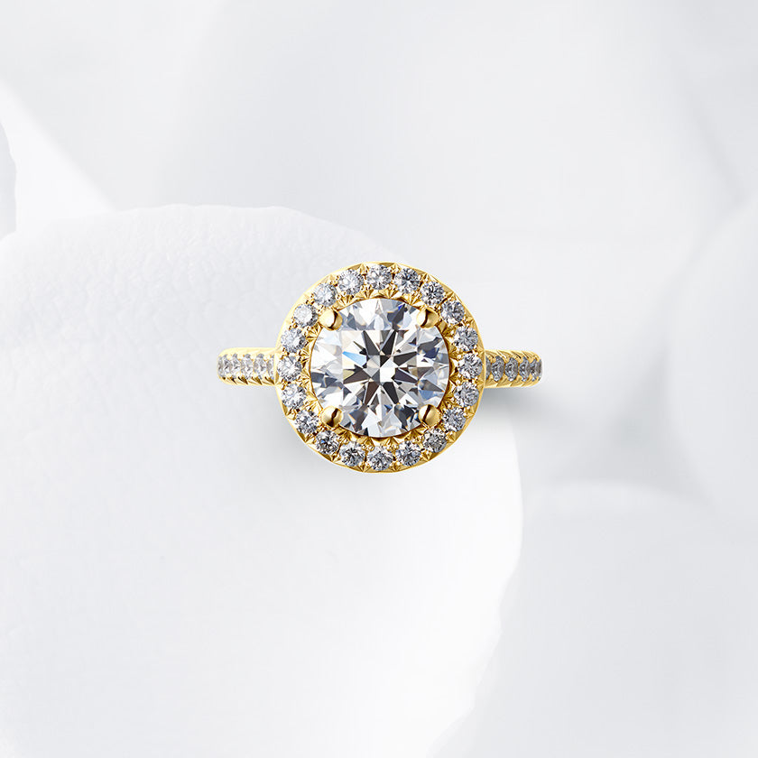 Shown with a 2.01 ct sample diamond.<br>Diamond carat weight varies depending on order details.