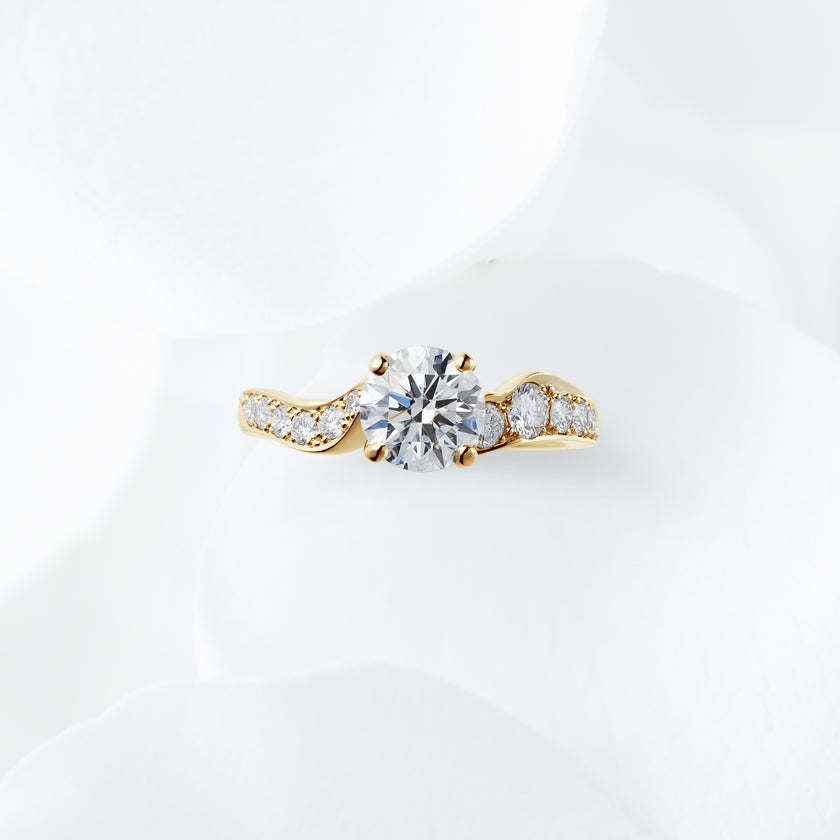 Shown with a 1.17 ct sample diamond.<br>Diamond carat weight varies depending on order details.