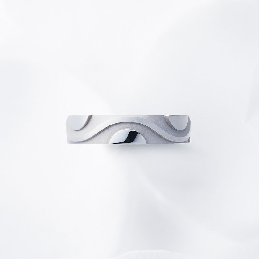 This ring design is wider than others and may fit tighter. Some customers prefer a size that is 0.5 or 1.0 larger than other designs.