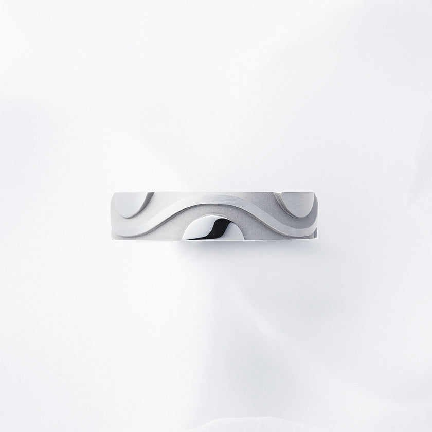 This ring design is wider than others and may fit tighter. Some customers prefer a size that is 0.5 or 1.0 larger than other designs.