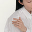 This NODOKA #3476D1 ring has a 
Japanese ring size of 9.