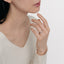 This HITOE #3064 ring has a 
Japanese ring size of 10.