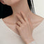 This NODOKA #3477 ring has a 
Japanese ring size of 10.